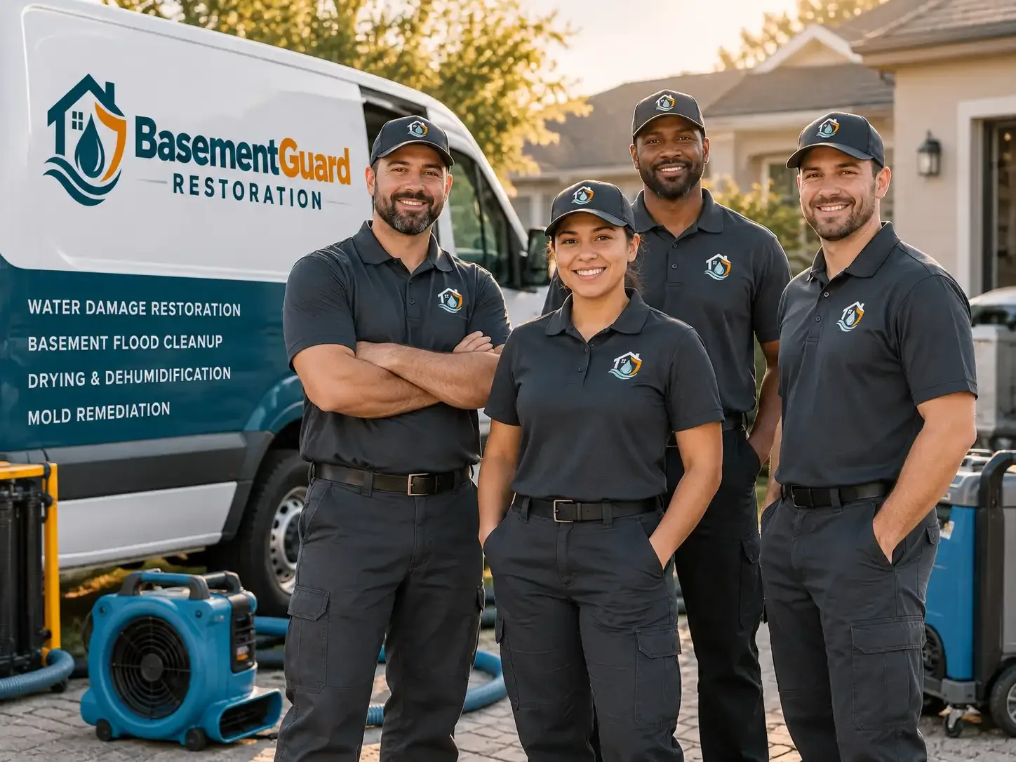 Basement Water Damage Restoration company in Houston, OH
